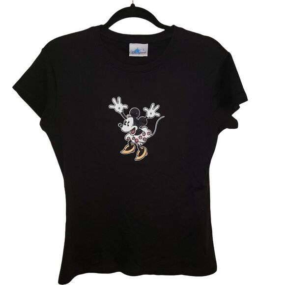 Disney Other - Disney Disneyland Resort Minnie Mouse Graphic Black T-Shirt